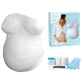 Pearhead Belly Casting Kit, Pregnancy Keepsake Making Kit, Easy DIY Plaster Cast Baby Bump Keepsake, Baby Gift For Expecting Moms and Ideal Nursery Decor, White Pearhead Belly Casting Kit, Pregnancy Keepsake Making Kit, Easy DIY Plaster Cast Baby Bump Keepsake, Baby Gift For Expecting Moms and Ideal Nursery Decor, White