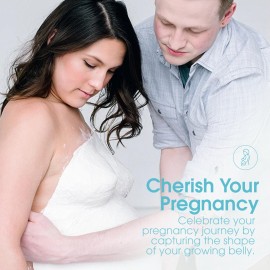 Pearhead Belly Casting Kit, Pregnancy Keepsake Making Kit, Easy DIY Plaster Cast Baby Bump Keepsake, Baby Gift For Expecting Moms and Ideal Nursery Decor, White Pearhead Belly Casting Kit, Pregnancy Keepsake Making Kit, Easy DIY Plaster Cast Baby Bump Keepsake, Baby Gift For Expecting Moms and Ideal Nursery Decor, White