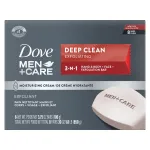 Dove Men+Care Men\'s Bar Soap Deep Clean 8 Bars More Moisturizing Than Bar Soap Effectively Washes Away Bacteria, Nourishes Your Skin 3.75 oz