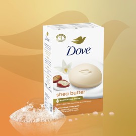 Dove Beauty Bar Soap Shea Butter, 8 Count Dove Beauty Bar Soap Shea Butter, 8 Count