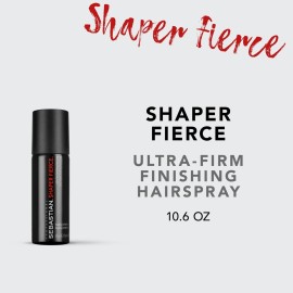 Sebastian Professional Shaper Fierce Mini Hairspray | Strong, Ultra-Firm, All Day Hold | Travel Size, 1.5 oz Sebastian Professional Shaper Fierce Mini Hairspray | Strong, Ultra-Firm, All Day Hold | Travel Size, 1.5 oz