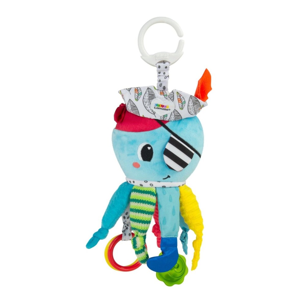 Lamaze Clip On Car Seat and Stroller Toy - Captain Calamari - Crinkle Car Seat Toys and Stroller Toys - Sensory Toys for Babies - Travel Toys for Car - Infant Toys Ages 0 Months and Up Lamaze Clip On Car Seat and Stroller Toy - Captain Calamari - Crinkle Car Seat Toys and Stroller Toys - Sensory Toys for Babies - Travel Toys for Car - Infant Toys Ages 0 Months and Up