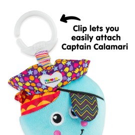 Lamaze Clip On Car Seat and Stroller Toy - Captain Calamari - Crinkle Car Seat Toys and Stroller Toys - Sensory Toys for Babies - Travel Toys for Car - Infant Toys Ages 0 Months and Up Lamaze Clip On Car Seat and Stroller Toy - Captain Calamari - Crinkle Car Seat Toys and Stroller Toys - Sensory Toys for Babies - Travel Toys for Car - Infant Toys Ages 0 Months and Up