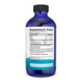 Nordic Naturals Ultimate Omega Liquid, Lemon Flavor - 8 oz - 2840 mg Omega-3 - High-Potency Omega-3 Fish Oil Supplement with EPA & DHA - Promotes Brain & Heart Health - Non-GMO - 48 Servings Nordic Naturals Ultimate Omega Liquid, Lemon Flavor - 8 oz - 2840 mg Omega-3 - High-Potency Omega-3 Fish Oil Supplement with EPA & DHA - Promotes Brain & Heart Health - Non-GMO - 48 Servings