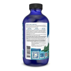 Nordic Naturals Arctic Cod Liver Oil, Orange - 8 oz - 1060 mg Total Omega-3s with EPA & DHA - Heart & Brain Health, Healthy Immunity, Overall Wellness - Non-GMO - 48 Servings Nordic Naturals Arctic Cod Liver Oil, Orange - 8 oz - 1060 mg Total Omega-3s with EPA & DHA - Heart & Brain Health, Healthy Immunity, Overall Wellness - Non-GMO - 48 Servings