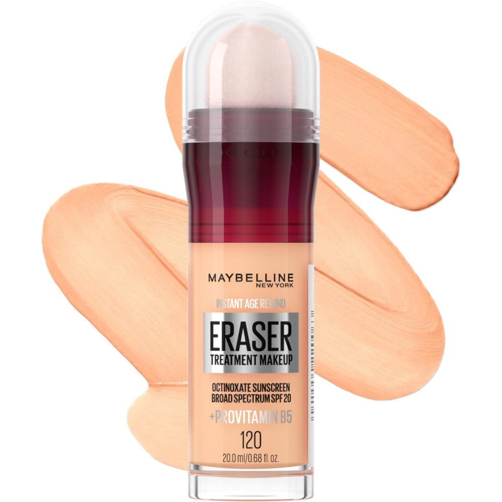 Maybelline Instant Age Rewind Eraser Treatment Makeup with SPF 18, Anti Aging Concealer Infused with Goji Berry and Collagen, Creamy Ivory, 1 Count Maybelline Instant Age Rewind Eraser Treatment Makeup with SPF 18, Anti Aging Concealer Infused with Goji Berry and Collagen, Creamy Ivory, 1 Count