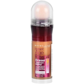 Maybelline Instant Age Rewind Eraser Treatment Makeup with SPF 18, Anti Aging Concealer Infused with Goji Berry and Collagen, Pure Beige, 1 Count