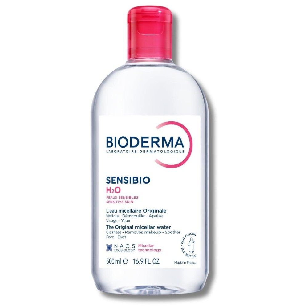 Bioderma - Sensibio - H2O Micellar Water - Makeup Remover Cleanser - Face Cleanser for Sensitive Skin Bioderma - Sensibio - H2O Micellar Water - Makeup Remover Cleanser - Face Cleanser for Sensitive Skin