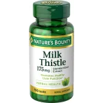 Milk Thistle by Nature\'s Bounty, Herbal Health Supplement, Supports Liver Health, 175mg, 100 Softgels