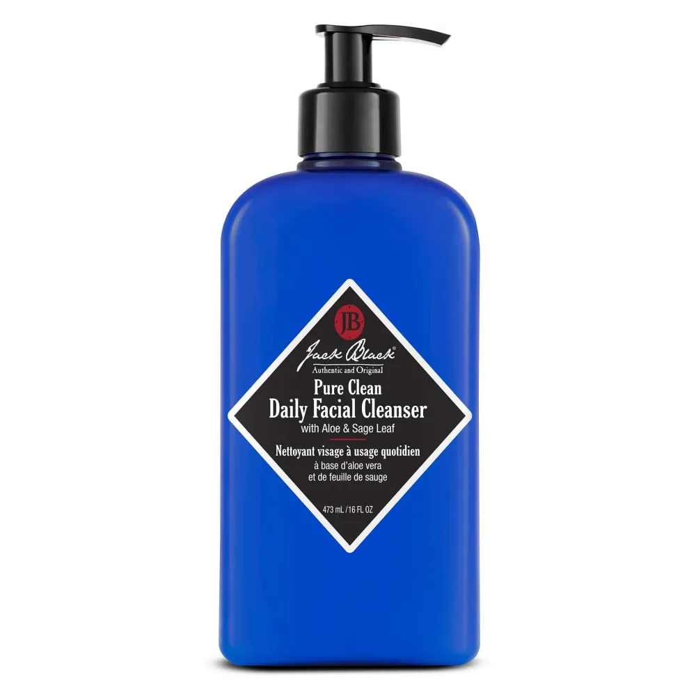 Jack Black Pure Clean Daily Facial Cleanser for Men - Mens Face Wash, Jack Black Face Wash Men\'s, Face Wash for Men, Face Cleanser for Men, 2-in-1 Mens Facial Cleanser & Toner, Gifts for Men, 16 Fl Oz Jack Black Pure Clean Daily Facial Cleanser for Men - Mens Face Wash, Jack Black Face Wash Men\'s, Face Wash for Men, Face Cleanser for Men, 2-in-1 Mens Facial Cleanser & Toner, Gifts for Men, 16 Fl Oz