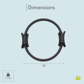Balanced Body Ultra-Fit Circle, Pilates Ring Resistance Trainer, Upper-Body and Leg Workout Equipment, Leg Exercise Equipment, Pilates Equipment for Home or Studio Use, 15-Inch Diameter Balanced Body Ultra-Fit Circle, Pilates Ring Resistance Trainer, Upper-Body and Leg Workout Equipment, Leg Exercise Equipment, Pilates Equipment for Home or Studio Use, 15-Inch Diameter