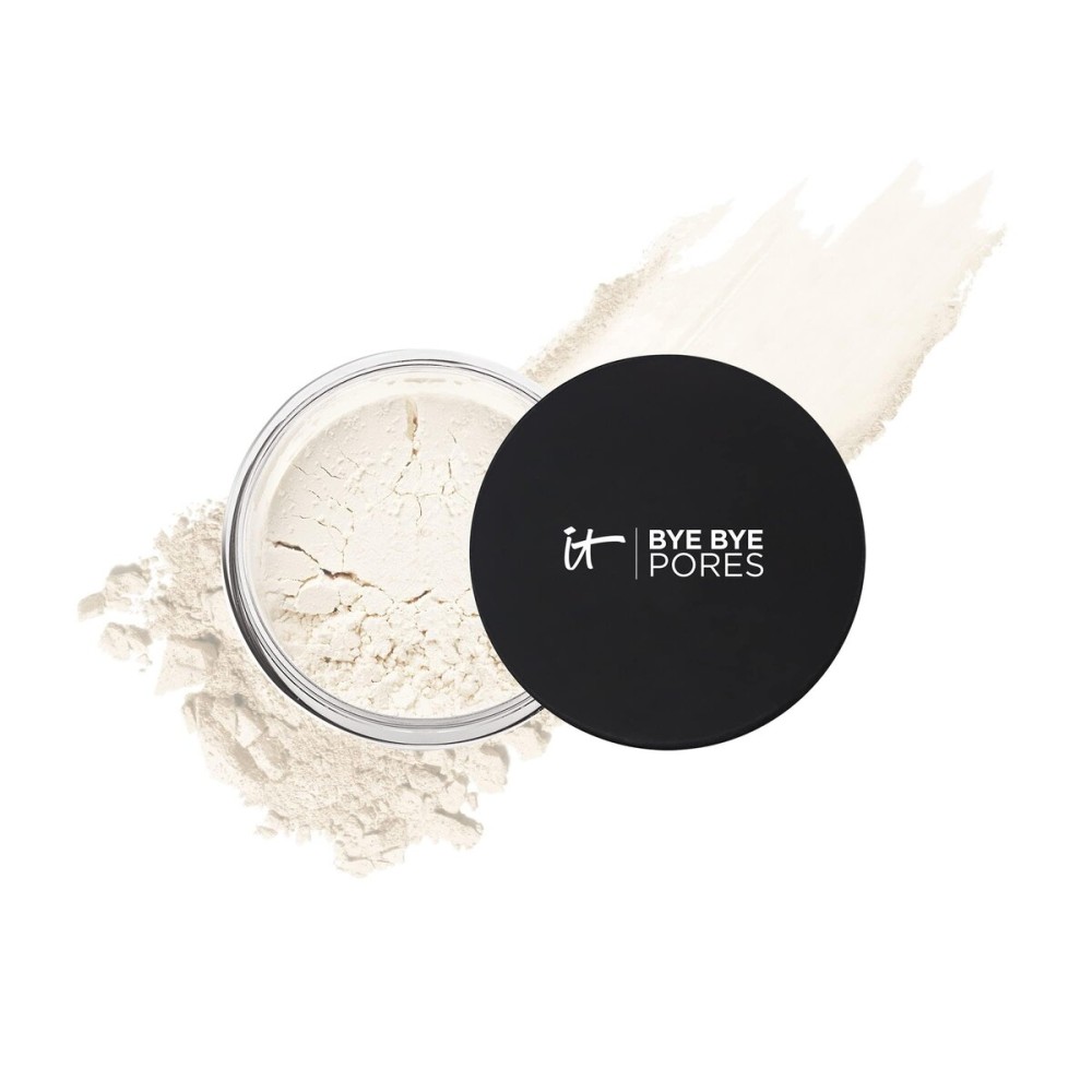 IT Cosmetics Bye Bye Pores - Poreless Finish Loose Setting Powder Makeup - Translucent Blurring Powder for All Skin Tones - Face Powder with Peptides, Silk, Collagen & Antioxidants - 0.23 oz IT Cosmetics Bye Bye Pores - Poreless Finish Loose Setting Powder Makeup - Translucent Blurring Powder for All Skin Tones - Face Powder with Peptides, Silk, Collagen & Antioxidants - 0.23 oz