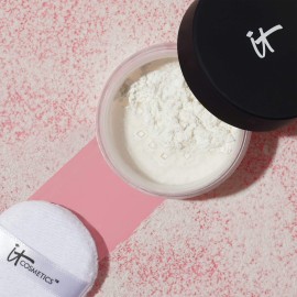 IT Cosmetics Bye Bye Pores - Poreless Finish Loose Setting Powder Makeup - Translucent Blurring Powder for All Skin Tones - Face Powder with Peptides, Silk, Collagen & Antioxidants - 0.23 oz IT Cosmetics Bye Bye Pores - Poreless Finish Loose Setting Powder Makeup - Translucent Blurring Powder for All Skin Tones - Face Powder with Peptides, Silk, Collagen & Antioxidants - 0.23 oz