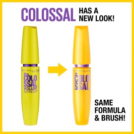 Maybelline Volum\' Express Colossal Washable Mascara Makeup, Volumizing, Glam Black, 1 Count Maybelline Volum\' Express Colossal Washable Mascara Makeup, Volumizing, Glam Black, 1 Count