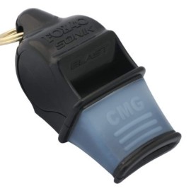 Fox 40 Sonik Blast CMG Official Whistle with Break Away Lanyard (Black) Fox 40 Sonik Blast CMG Official Whistle with Break Away Lanyard (Black)