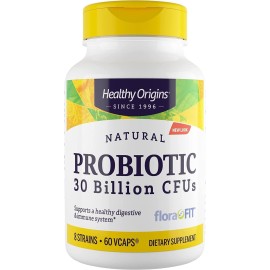Healthy Origins Probiotic 30 Billion CFU\'s (Shelf Stable, Non-GMO, Gluten Free, Digestive Health, Gut Health, Immune Support), 60 Veggie Caps