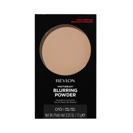 Revlon PhotoReady Blurring Face Powder Makeup, Longwear Medium-Full Coverage with Flawless Finish, Shine & Oil-Free, 010 Fair Light, 0.25 oz