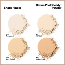 Revlon PhotoReady Blurring Face Powder Makeup, Longwear Medium-Full Coverage with Flawless Finish, Shine & Oil-Free, 010 Fair Light, 0.25 oz