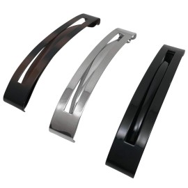 Scunci Thick Hair Open Slide Metal Barrettes 3-Pcs Per Pack (1-Pack) Scunci Thick Hair Open Slide Metal Barrettes 3-Pcs Per Pack (1-Pack)