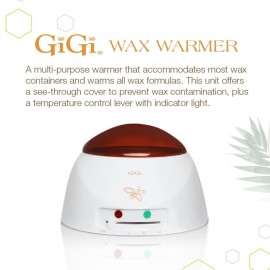 GiGi Hair Removal Wax Warmer, Multi-Purpose Warmer with Adjustable Temperature Control, for 14 oz. Wax Can GiGi Hair Removal Wax Warmer, Multi-Purpose Warmer with Adjustable Temperature Control, for 14 oz. Wax Can