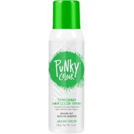 Punky, Temporary Hair Color Spray, Jaguar Green, Non-Sticky, Non-Damaging Hair Dye Instant Vivid Hair Color, 3.5 oz, 1 Pack