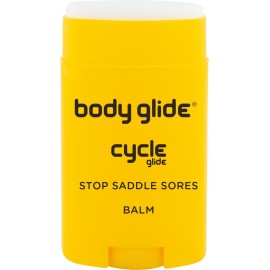 Body Glide Cycle Glide Balm | Chamois Cream in Chafing Stick Form Keeps Hands Clean | Anti Chafe Stick for in The Saddle; on Bike, Motorcycle, or Horse | 1.5oz