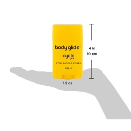 Body Glide Cycle Glide Balm | Chamois Cream in Chafing Stick Form Keeps Hands Clean | Anti Chafe Stick for in The Saddle; on Bike, Motorcycle, or Horse | 1.5oz Body Glide Cycle Glide Balm | Chamois Cream in Chafing Stick Form Keeps Hands Clean | Anti Chafe Stick for in The Saddle; on Bike, Motorcycle, or Horse | 1.5oz