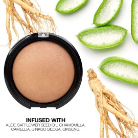 Palladio Baked Bronzer, Highly Pigmented and Easy to Blend, Shimmery Bronzed Glow, Use Dry or Wet, Lasts all day long, Provides Rich Tanning Color Finish, Powder Compact, Illuminating Tan Palladio Baked Bronzer, Highly Pigmented and Easy to Blend, Shimmery Bronzed Glow, Use Dry or Wet, Lasts all day long, Provides Rich Tanning Color Finish, Powder Compact, Illuminating Tan
