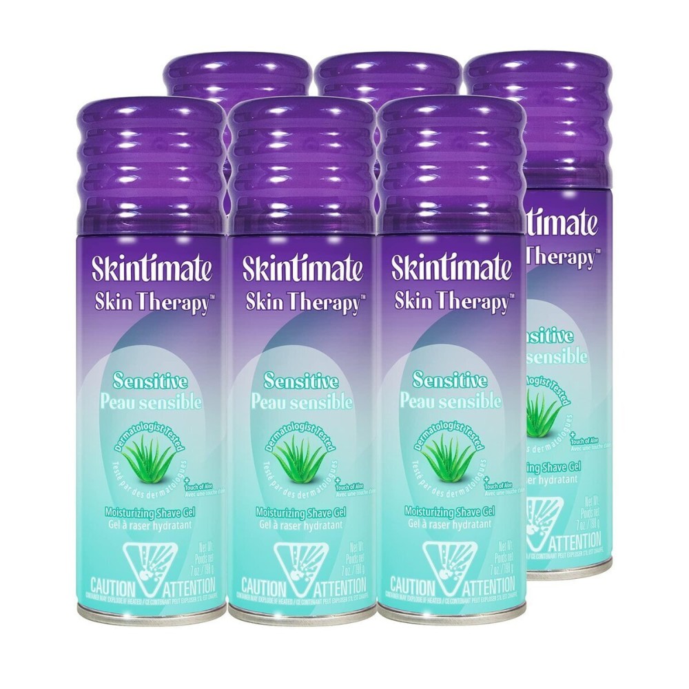 Skintimate Shave Gel Skin Therapy Lotionized Vitamin-E 7 Ounce(207ml) (6 Pack) Skintimate Shave Gel Skin Therapy Lotionized Vitamin-E 7 Ounce(207ml) (6 Pack)