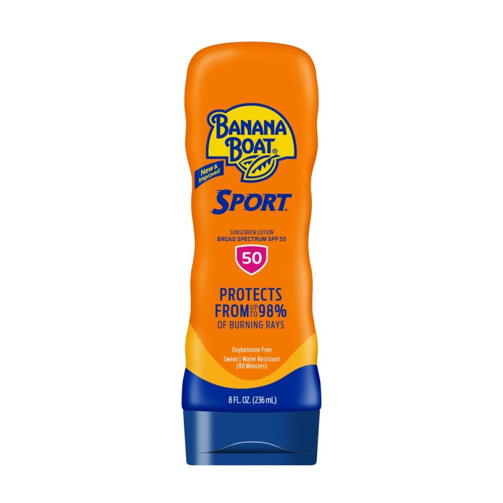 Banana Boat Sport Ultra SPF 50 Sunscreen Lotion, 8oz | Banana Boat Sunscreen SPF 50 Lotion, Oxybenzone Free, Sunblock, Water Resistant, 8oz Banana Boat Sport Ultra SPF 50 Sunscreen Lotion, 8oz | Banana Boat Sunscreen SPF 50 Lotion, Oxybenzone Free, Sunblock, Water Resistant, 8oz