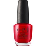OPI Nail Lacquer Big Apple Red | Opaque Bright Red Crme Chip Resistant Nail Polish | Vegan, Fast Drying, Streak Free