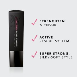 Sebastian Professional Penetraitt Shampoo | Strengthening & Repair | For Damaged & Colored Hair | 8.4 fl oz Sebastian Professional Penetraitt Shampoo | Strengthening & Repair | For Damaged & Colored Hair | 8.4 fl oz