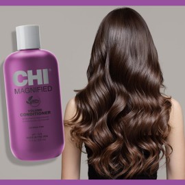 CHI Magnified Volume Conditioner, Boosts Volume & Body & Strengthens Hair, Detangles, Hydrates & Conditions Hair, Sulfate-free, 12 Oz