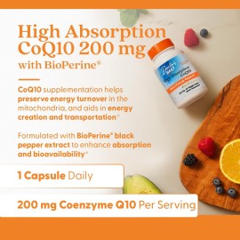 Doctors Best High Absorption CoQ10, Heart & Energy Support*, USP Verified, Naturally Fermented CoQ10, Non-GMO, Gluten Free, Soy Free, Vegan 60 Veggie Caps Doctors Best High Absorption CoQ10, Heart & Energy Support*, USP Verified, Naturally Fermented CoQ10, Non-GMO, Gluten Free, Soy Free, Vegan 60 Veggie Caps