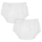 Reusable Waterproof 100% Nylon Taffeta Diaper Pants for Potty Training & Swimming, Leak-Proof & Rip-Proof, X-Large (Fits 32 - 35 lbs), 2 Counts