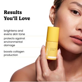 Timeless Skin Care Vitamin C Serum with Vitamin E & Ferulic Acid - Brightening Serum - for Oily & Dry Skin - Fragrance-Free - 1 oz