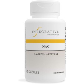 Integrative Therapeutics NAC - Supports Healthy Respiratory & Lung Function* - Supports Production of Glutathione* - 60 Capsules