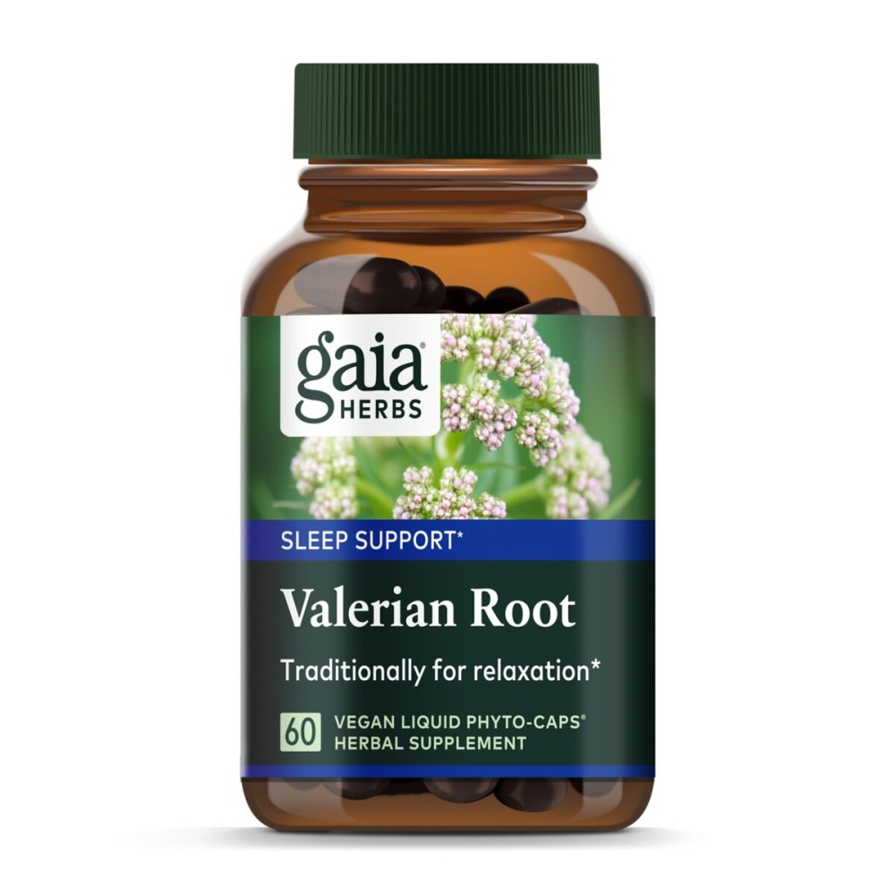 Gaia Herbs Valerian Root - Natural Sleep Support for a Natural Calm to Help Relaxation to Prepare for Sleep - with Organic Valerian Root Extract - 60 Vegan Liquid Phyto-Capsules (30-Day Supply) Gaia Herbs Valerian Root - Natural Sleep Support for a Natural Calm to Help Relaxation to Prepare for Sleep - with Organic Valerian Root Extract - 60 Vegan Liquid Phyto-Capsules (30-Day Supply)