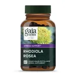 Gaia Herbs Rhodiola Rosea - Stress Support Supplement Traditionally for Supporting Healthy Stamina and Endurance - with Siberian Rhodiola Root Extract - 60 Vegan Liquid Phyto-Capsules (30-Day Supply)