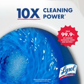 Lysol Toilet Bowl Cleaner, Max Strength Bathroom Cleaning Supplies, Toilet Bowl Cleaner Clinging Gel, Home Essential, Instant Stain Removal, Disinfecting and Deodorizing, Bleach Free, 24 oz (2 ct) Lysol Toilet Bowl Cleaner, Max Strength Bathroom Cleaning Supplies, Toilet Bowl Cleaner Clinging Gel, Home Essential, Instant Stain Removal, Disinfecting and Deodorizing, Bleach Free, 24 oz (2 ct)