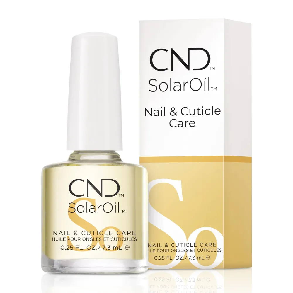 CND SolarOil Cuticle Oil, Natural Blend Of Jojoba, Vitamin E, Rice Bran and Sweet Almond Oils, Moisturizes and Conditions Skin, Pack Of 1, 0.25 Fl Oz CND SolarOil Cuticle Oil, Natural Blend Of Jojoba, Vitamin E, Rice Bran and Sweet Almond Oils, Moisturizes and Conditions Skin, Pack Of 1, 0.25 Fl Oz