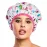 Reusable Shower Cap & Bath Cap, Lined, Oversized Waterproof Shower Caps Large Designed for all Hair Lengths with Lining & Elastic Band Stretch Hem Hair Hat - Fashionista Diva