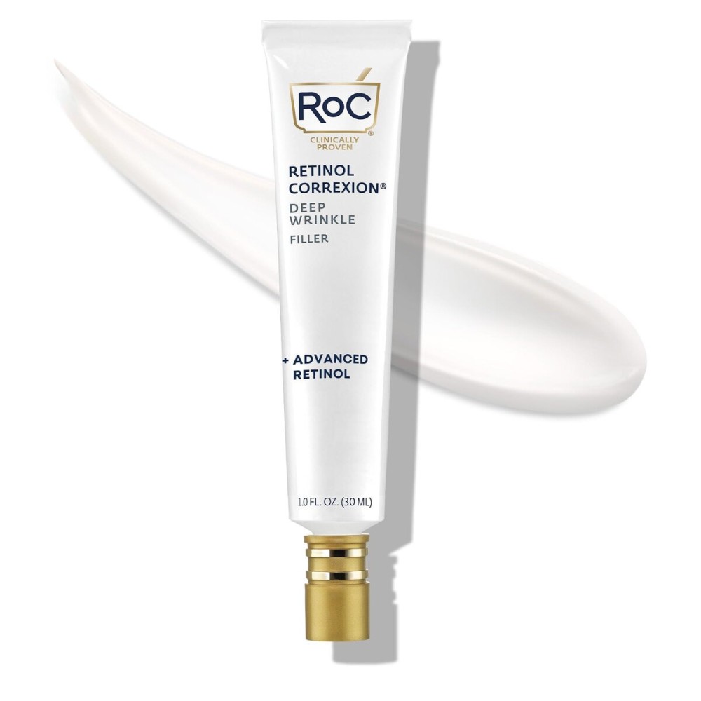 RoC Retinol Correxion Deep Wrinkle Facial Filler with Hyaluronic Acid & Retinol, Skin Care for Women and Men, 1 Fl Oz (Packaging May Vary) RoC Retinol Correxion Deep Wrinkle Facial Filler with Hyaluronic Acid & Retinol, Skin Care for Women and Men, 1 Fl Oz (Packaging May Vary)