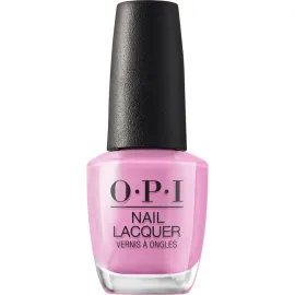 OPI Nail Lacquer Lucky Lucky Lavender | Opaque Soft Purple Crme Chip Resistant Nail Polish | Vegan, Fast Drying, Streak Free