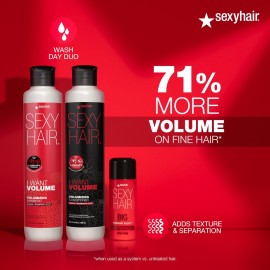 SexyHair Big Powder Play Volumizing & Texturizing Powder, 0.53 Oz | Colorless on Hair | Fragrance Free | Instant Lift