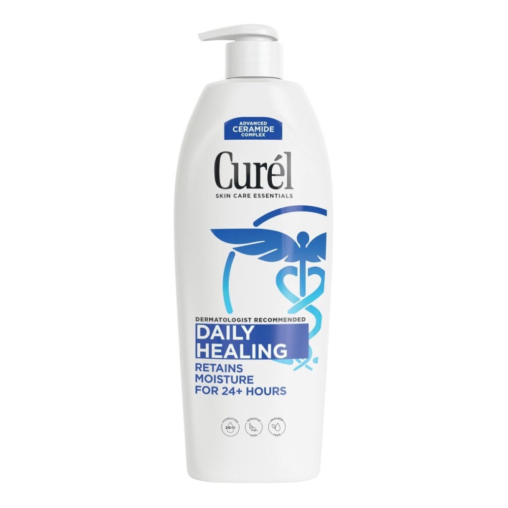 Curel Daily Healing Body Lotion for Dry Skin, Dermatologist Recommended Hydrating Body Lotion with Advanced Ceramides Complex, 20 Oz Curel Daily Healing Body Lotion for Dry Skin, Dermatologist Recommended Hydrating Body Lotion with Advanced Ceramides Complex, 20 Oz