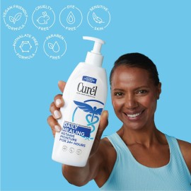 Curel Daily Healing Body Lotion for Dry Skin, Dermatologist Recommended Hydrating Body Lotion with Advanced Ceramides Complex, 20 Oz Curel Daily Healing Body Lotion for Dry Skin, Dermatologist Recommended Hydrating Body Lotion with Advanced Ceramides Complex, 20 Oz