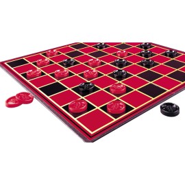 Pressman Checkers -- Classic Game With Folding Board and Interlocking Checkers ,5 Pressman Checkers -- Classic Game With Folding Board and Interlocking Checkers ,5