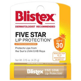 Blistex Five Star Lip Protection Balm, 0.15 Ounce ..