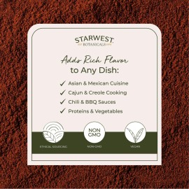 Starwest Botanicals Organic Cayenne Pepper Powder 35k HU - Adds Heat, Red Pepper Spice for Seasoning & Marinades, Derived from Capsaicin, Certified Kosher, Non-GMO - Bulk 1 lb Bag Starwest Botanicals Organic Cayenne Pepper Powder 35k HU - Adds Heat, Red Pepper Spice for Seasoning & Marinades, Derived from Capsaicin, Certified Kosher, Non-GMO - Bulk 1 lb Bag